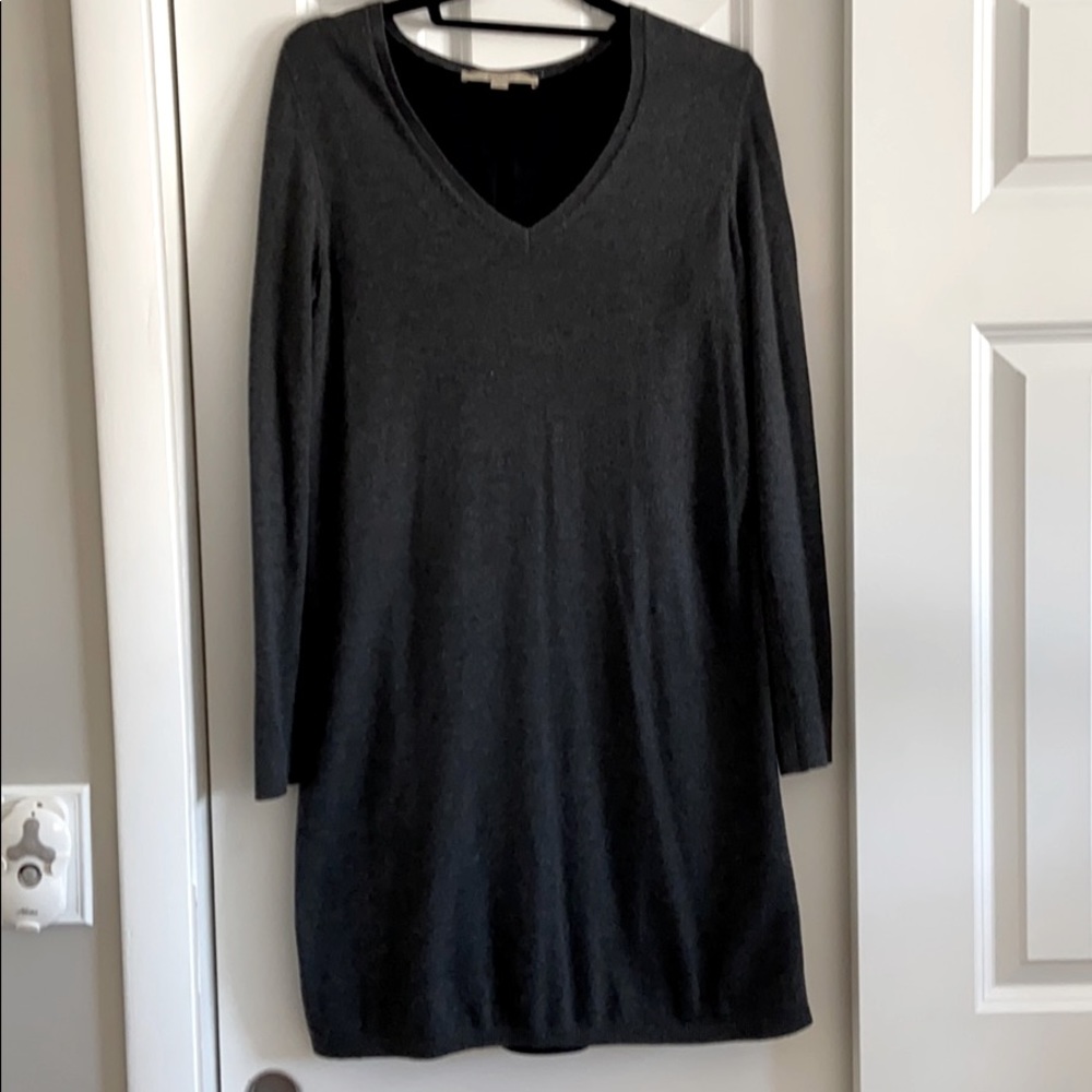 Black and gray dress